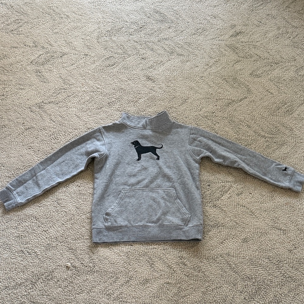 The Black Dog Gray Classic Fisherman Sweatshirt